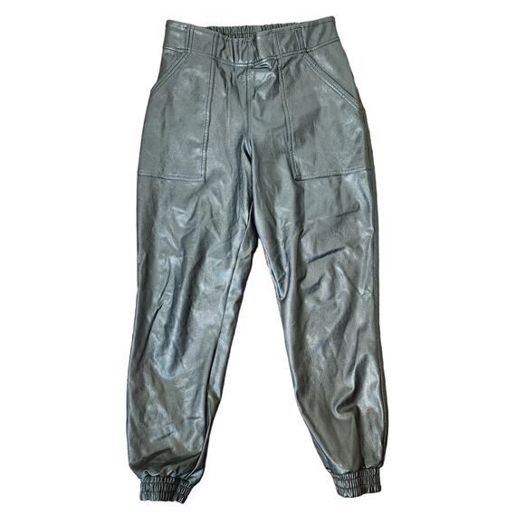 SPANX Faux Leather Leather-Like Jogger Joggers Pants, Size Small - Picture 5 of 12